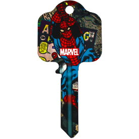 (マーベル) Marvel オフィシャル商品 スパイダーマン ブランクキー 鍵 チャーム 【海外通販】