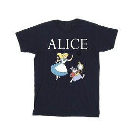 (ディズニー) Disney 不思議の国のアリス オフィシャル商品 キッズ・子供用 コットン 半袖 Tシャツ トップス 女の子 【海外通販】