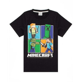 (マインクラフト) Minecraft オフィシャル商品 キッズ・子供 ボーイズ パジャマ 半袖 半ズボン 上下セット 【海外通販】