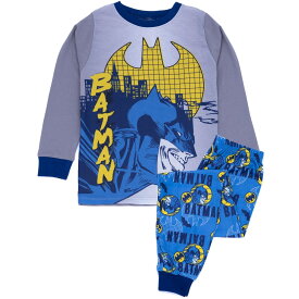 (バットマン) Batman オフィシャル商品 キッズ・子供 パジャマ 長袖 上下セット 【海外通販】