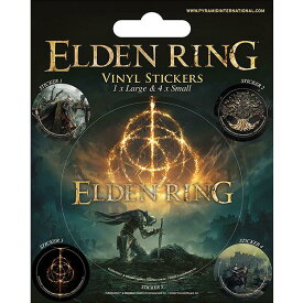 (エルデンリング) Elden Ring オフィシャル商品 アソートデザイン シール ステッカーセット (5ピース) 【海外通販】