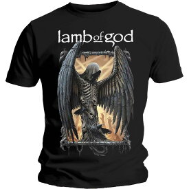 (ラム・オブ・ゴッド) Lamb Of God オフィシャル商品 ユニセックス Winged Death Tシャツ コットン 半袖 トップス 【海外通販】