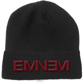 (エミネム) Eminem オフィシャル商品 ユニセックス ロゴ ニット帽 ビーニー キャップ 【海外通販】