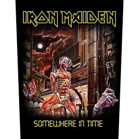 (アイアン・メイデン) Iron Maiden オフィシャル商品 Somewhere In Time ワッペン パッチ 【海外通販】