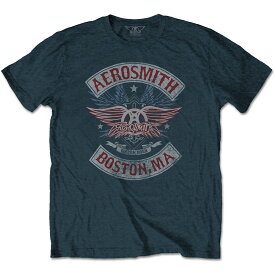 (エアロスミス) Aerosmith オフィシャル商品 ユニセックス Boston Pride Tシャツ コットン 半袖 トップス 【海外通販】