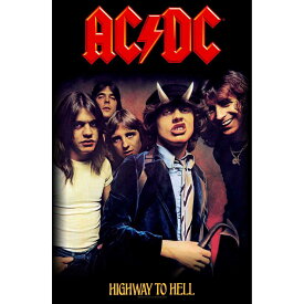 (エーシー・ディーシー) AC/DC オフィシャル商品 Highway To Hell テキスタイルポスター ポリエステル 布製 ポスター 【海外通販】