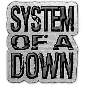 (システム・オブ・ア・ダウン) System of a Down オフィシャル商品 ロゴ バッジ 【海外通販】