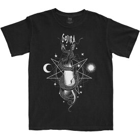 (ゴジラ) Gojira オフィシャル商品 ユニセックス Celestial Snakes Tシャツ コットン 半袖 トップス 【海外通販】