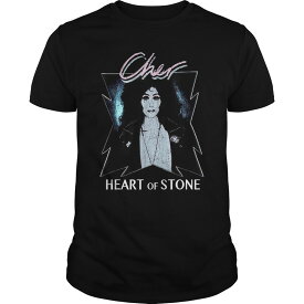 (シェール) Cher オフィシャル商品 ユニセックス Heart of Stone Tシャツ コットン 半袖 トップス 【海外通販】