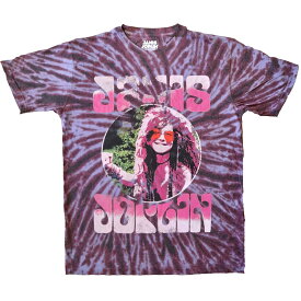 (ジャニス・ジョプリン) Janis Joplin オフィシャル商品 ユニセックス Shades Tシャツ タイダイ 半袖 トップス 【海外通販】