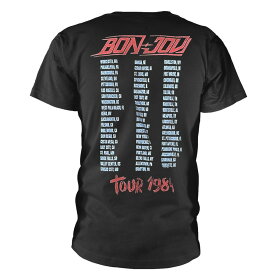 (ボン・ジョヴィ) Bon Jovi オフィシャル商品 ユニセックス Tour ´84 Tシャツ コットン 半袖 トップス 【海外通販】