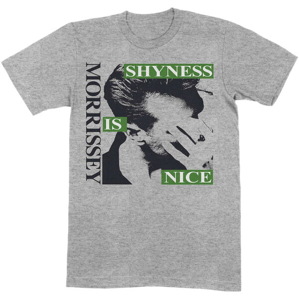 (モリッシー) Morrissey オフィシャル商品 ユニセックス Shyness Is Nice Tシャツ コットン 半袖 トップス 【海外通販】