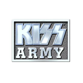 (キッス) Kiss オフィシャル商品 Army ブロック バッジ 【海外通販】