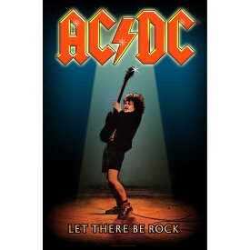 (エーシー・ディーシー) AC/DC オフィシャル商品 Let There Be Rock テキスタイルポスター 布製 ポスター 【海外通販】