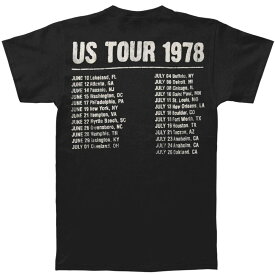 (ローリング・ストーンズ) The Rolling Stones オフィシャル商品 ユニセックス US Tour 1978 Tシャツ バックプリント 半袖 トップス 【海外通販】