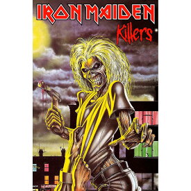 (アイアン・メイデン) Iron Maiden オフィシャル商品 Killers テキスタイルポスター 布製 ポスター 【海外通販】