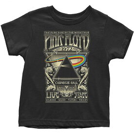 (ピンク・フロイド) Pink Floyd オフィシャル商品 キッズ・子供・ベビー Carnegie Hall ポスター Tシャツ 半袖 トップス 【海外通販】