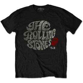 (ローリング・ストーンズ) The Rolling Stones オフィシャル商品 ユニセックス ´82 Swirl ロゴ Tシャツ エコフレンドリー 半袖 トップス 【海外通販】