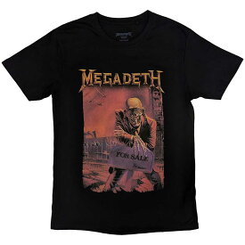 (メガデス) Megadeth オフィシャル商品 ユニセックス Peace Sells Tシャツ アルバムカバー 半袖 トップス 【海外通販】