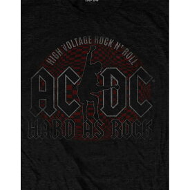 (エーシー・ディーシー) AC/DC オフィシャル商品 ユニセックス Hard As Rock Tシャツ 半袖 トップス 【海外通販】