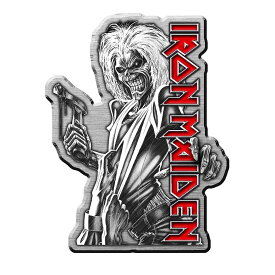 (アイアン・メイデン) Iron Maiden オフィシャル商品 Killers バッジ メタルバッジ 【海外通販】