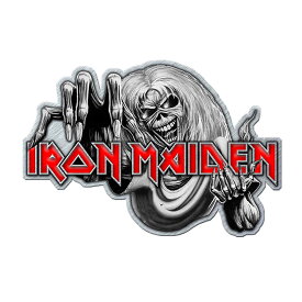 (アイアン・メイデン) Iron Maiden オフィシャル商品 Number Of The Beast バッジ メタルバッジ 【海外通販】