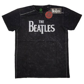 (ザ・ビートルズ) The Beatles オフィシャル商品 ユニセックス Drop T ロゴ Tシャツ 半袖 トップス 【海外通販】