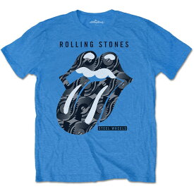 (ローリング・ストーンズ) The Rolling Stones オフィシャル商品 ユニセックス Steel Wheels Tシャツ 半袖 トップス 【海外通販】