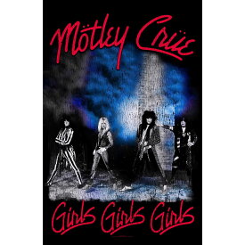 (モトリー・クルー) Motley Crue オフィシャル商品 Girls Girls Girls テキスタイルポスター 布製 ポスター 【海外通販】