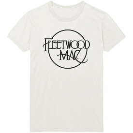 (フリートウッド・マック) Fleetwood Mac オフィシャル商品 ユニセックス クラシック ロゴ Tシャツ 半袖 トップス 【海外通販】
