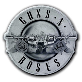 (ガンズ・アンド・ローゼズ) GuNs N Roses オフィシャル商品 ブレット ロゴ バッジ 【海外通販】