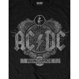 (エーシー・ディーシー) AC/DC オフィシャル商品 ユニセックス Black Ice Tシャツ 半袖 トップス 【海外通販】