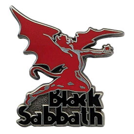 (ブラック・サバス) Black Sabbath オフィシャル商品 ロゴ バッジ 【海外通販】