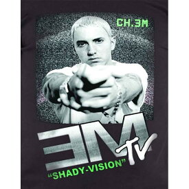 (エミネム) Eminem オフィシャル商品 ユニセックス EM TV Shady Vision Tシャツ 半袖 トップス 【海外通販】