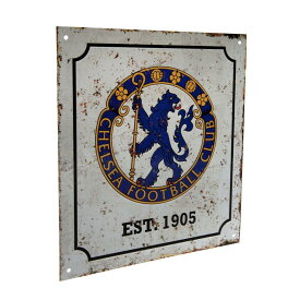 チェルシー フットボールクラブ Chelsea FC オフィシャル商品 レトロ ロゴサイン 壁掛け サッカー インテリア雑貨 【海外通販】