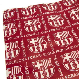 FCバルセロナ フットボールクラブ FC Barcelona オフィシャル商品 リピート柄 ラッピングペーパー 包装紙 【海外通販】