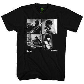 (ザ・ビートルズ) The Beatles オフィシャル商品 ユニセックス Revolver Studio Shots Tシャツ コットン 半袖 トップス 【海外通販】