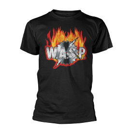 (ワスプ) W.A.S.P オフィシャル商品 ユニセックス Sawblade Tシャツ ロゴ 半袖 トップス 【海外通販】