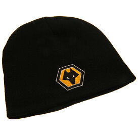 ウルヴァーハンプトン・ワンダラーズ フットボールクラブ Wolverhampton Wanderers FC オフィシャル商品 ユニセックス クレスト ニット帽 ビーニー キャップ 【海外通販】