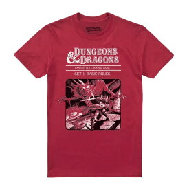 (ダンジョンズ&ドラゴンズ) Dungeons & Dragons オフィシャル商品 メンズ Basic Rules Box Tシャツ 半袖 トップス 【海外通販】