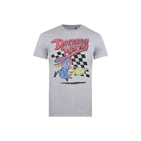 (チキチキマシン猛レース) Wacky Races オフィシャル商品 メンズ Dastardly & Muttley Tシャツ ヘザー 半袖 トップス 【海外通販】