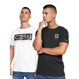 (クロスハッチ) Crosshatch メンズ Wamter 半袖 Tシャツ トップス (2枚セット) 【海外通販】