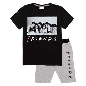 (フレンズ) Friends オフィシャル商品 レディース キャラクター パジャマ 半袖 半ズボン 上下セット 【海外通販】