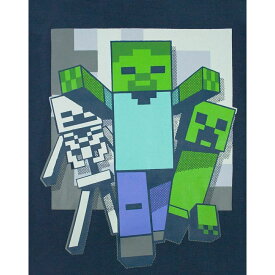 (マインクラフト) Minecraft オフィシャル商品 キッズ・子供 ボーイズ Undead 半袖 半ズボン パジャマ 上下セット 【海外通販】