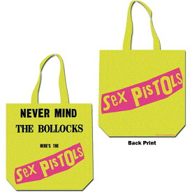 (セックス・ピストルズ) Sex Pistols オフィシャル商品 Never Mind The Bollocks トートバッグ バックプリント コットン かばん 布バッグ 【海外通販】