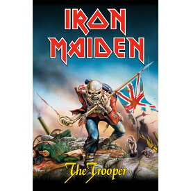 (アイアン・メイデン) Iron Maiden オフィシャル商品 The Trooper テキスタイルポスター ポリエステル 布製 ポスター 【海外通販】
