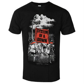 (システム・オブ・ア・ダウン) System Of A Down オフィシャル商品 ユニセックス Banner Marches Tシャツ 半袖 トップス 【海外通販】