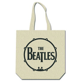 (ビートルズ) The Beatles オフィシャル商品 Love Drum トートバッグ バックプリント コットン かばん 布バッグ 【海外通販】