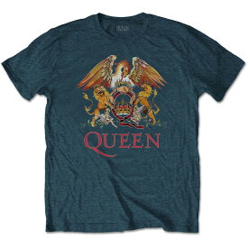 (クイーン) Queen オフィシャル商品 ユニセックス Classic Tシャツ コットン 半袖 トップス 【海外通販】