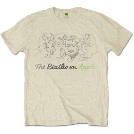 (ザ・ビートルズ) The Beatles オフィシャル商品 ユニセックス On Apple Faces Tシャツ 半袖 トップス 【海外通販】